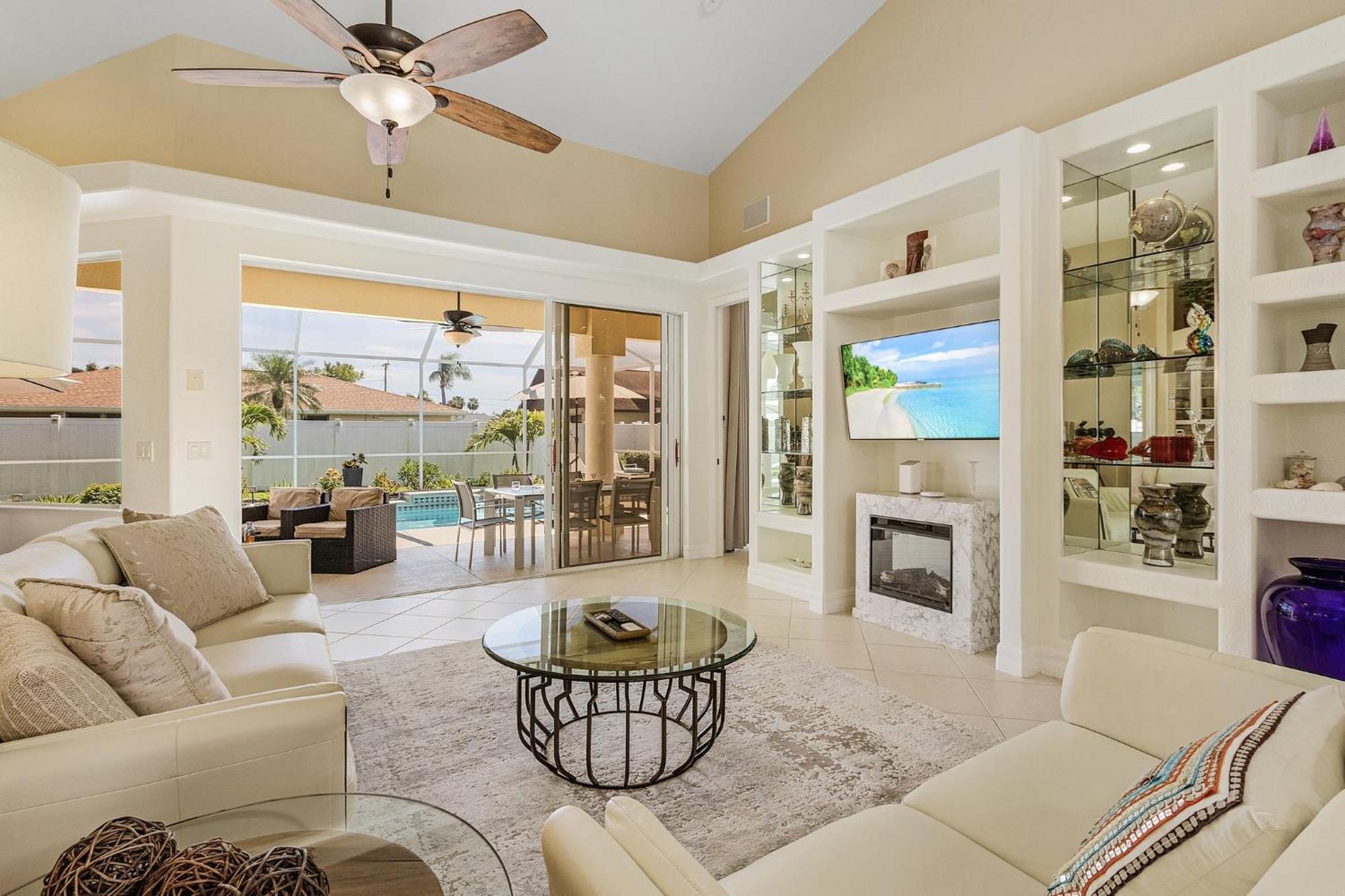 Villa-Haze, Lots Of Privacy, Solar & Electric Heated Pool And Spa Cape Coral Exteriör bild